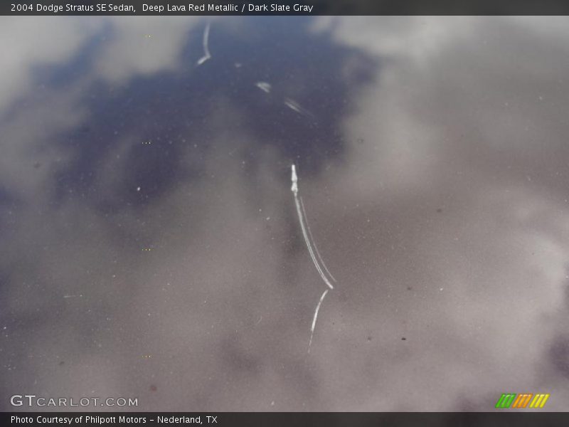 Deep Lava Red Metallic / Dark Slate Gray 2004 Dodge Stratus SE Sedan