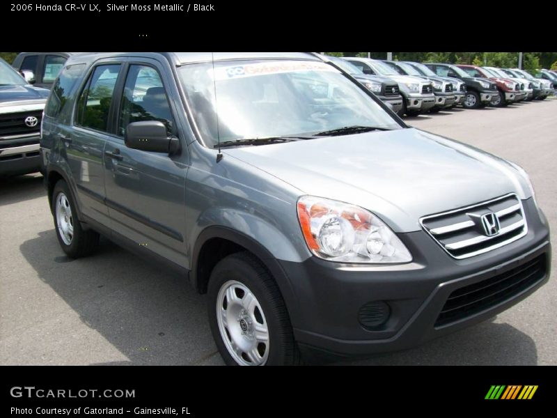 Silver Moss Metallic / Black 2006 Honda CR-V LX