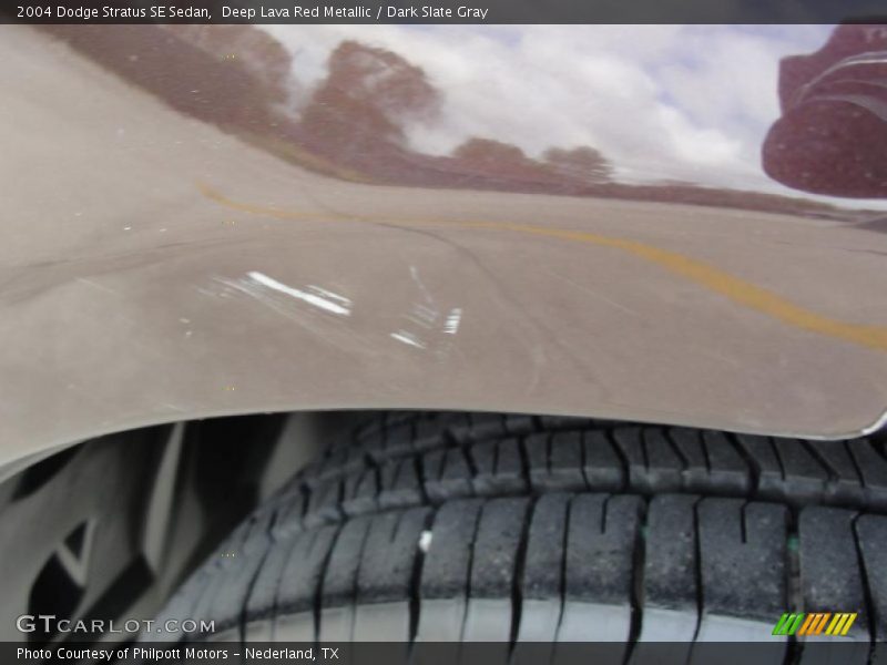 Deep Lava Red Metallic / Dark Slate Gray 2004 Dodge Stratus SE Sedan