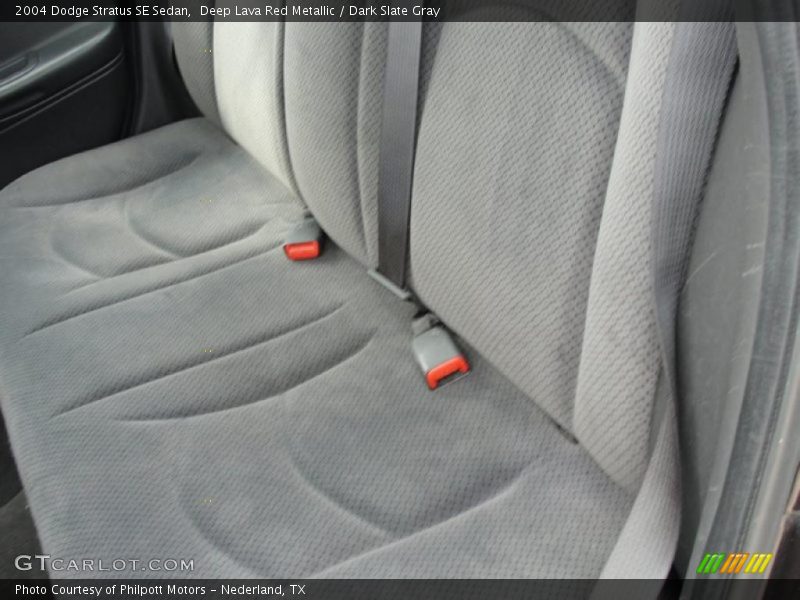Deep Lava Red Metallic / Dark Slate Gray 2004 Dodge Stratus SE Sedan