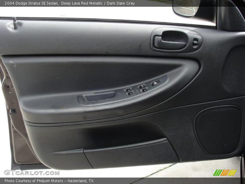 Deep Lava Red Metallic / Dark Slate Gray 2004 Dodge Stratus SE Sedan