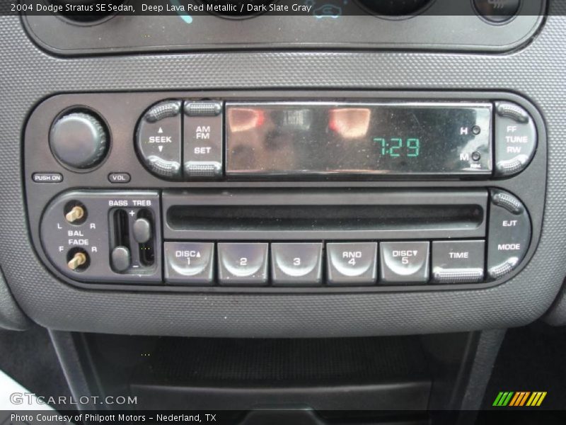 Controls of 2004 Stratus SE Sedan