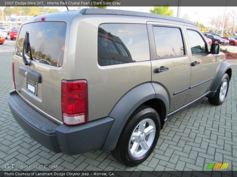 Inferno Red Crystal Pearl / Dark Slate Gray 2007 Dodge Nitro SXT