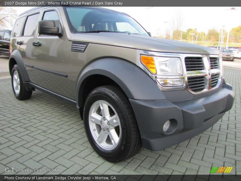 Inferno Red Crystal Pearl / Dark Slate Gray 2007 Dodge Nitro SXT