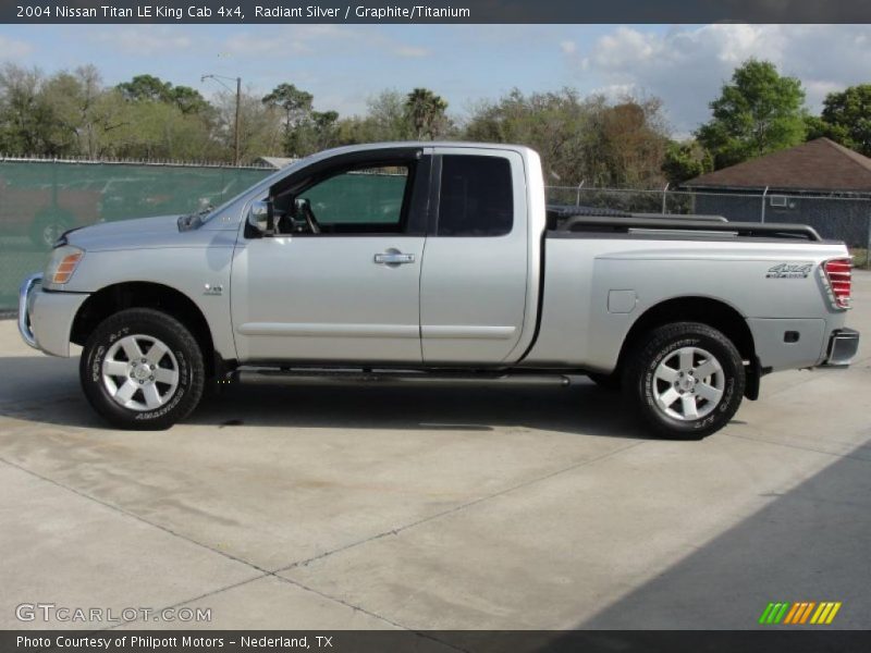  2004 Titan LE King Cab 4x4 Radiant Silver