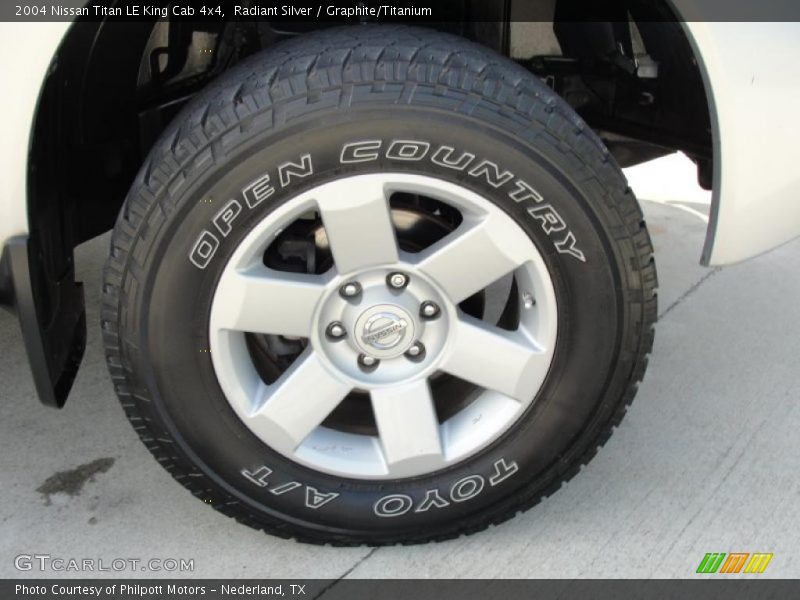  2004 Titan LE King Cab 4x4 Wheel