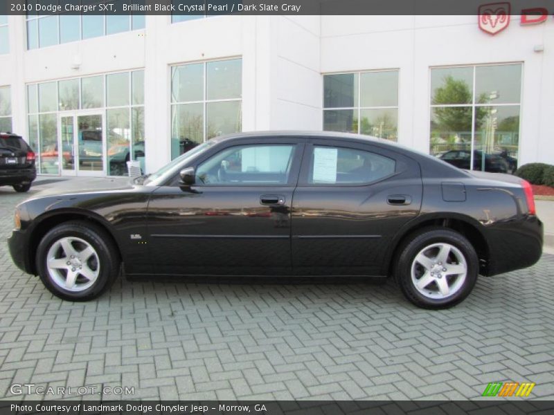 Brilliant Black Crystal Pearl / Dark Slate Gray 2010 Dodge Charger SXT