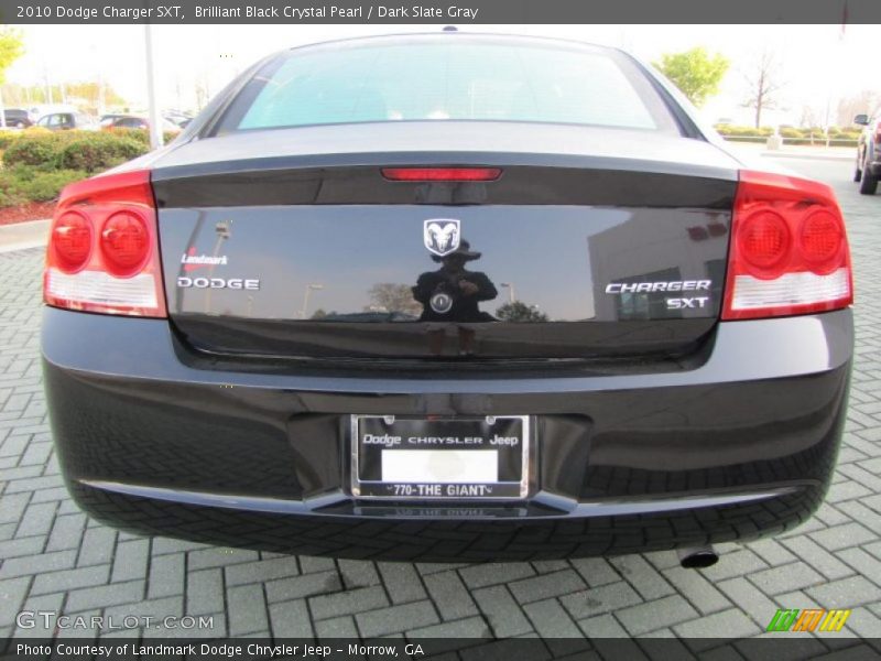 Brilliant Black Crystal Pearl / Dark Slate Gray 2010 Dodge Charger SXT