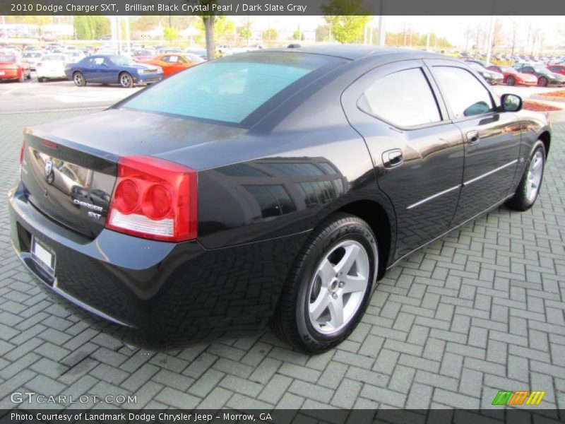 Brilliant Black Crystal Pearl / Dark Slate Gray 2010 Dodge Charger SXT