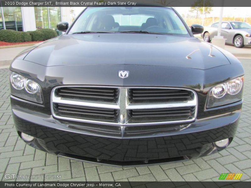 Brilliant Black Crystal Pearl / Dark Slate Gray 2010 Dodge Charger SXT