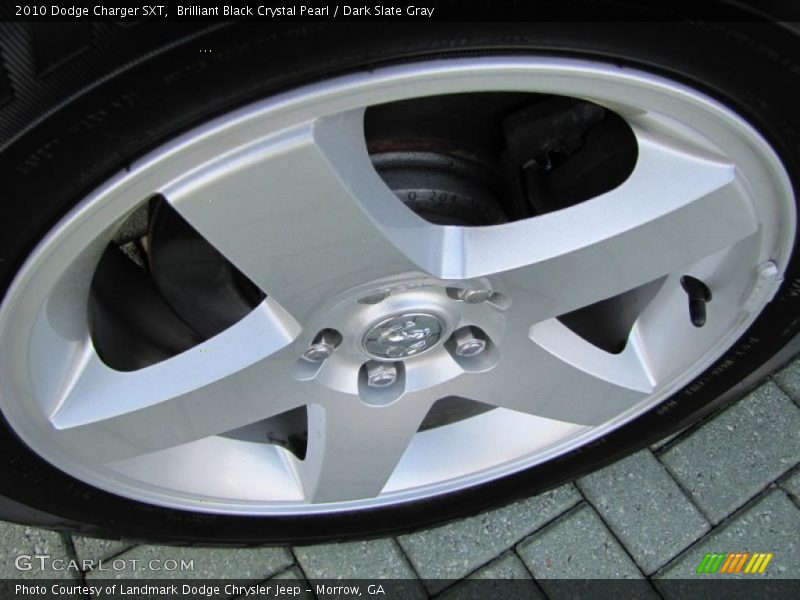 Brilliant Black Crystal Pearl / Dark Slate Gray 2010 Dodge Charger SXT