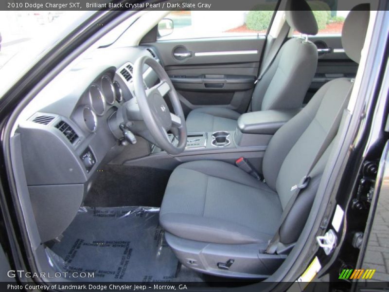 Brilliant Black Crystal Pearl / Dark Slate Gray 2010 Dodge Charger SXT