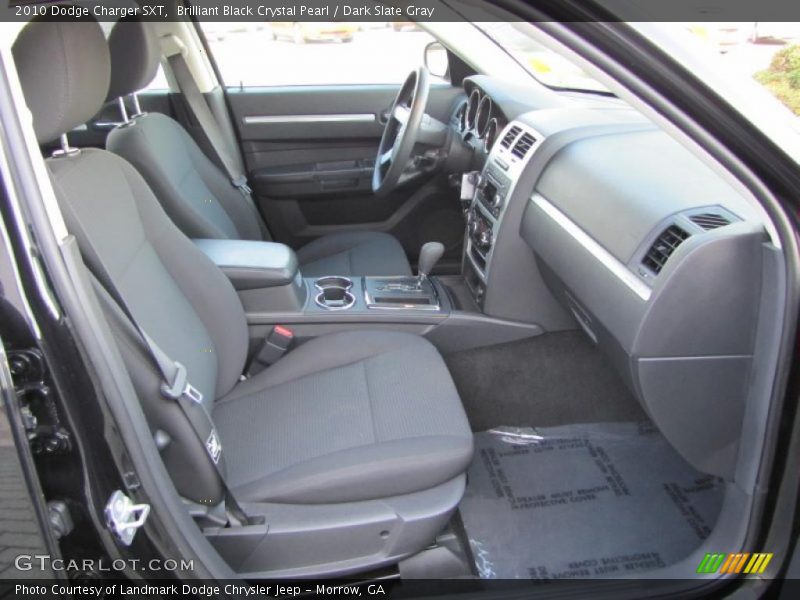 Brilliant Black Crystal Pearl / Dark Slate Gray 2010 Dodge Charger SXT