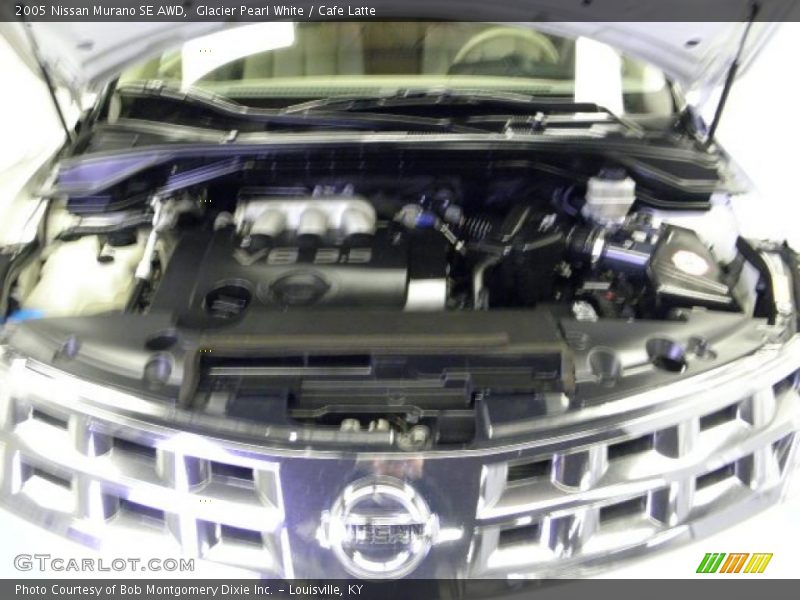 Glacier Pearl White / Cafe Latte 2005 Nissan Murano SE AWD