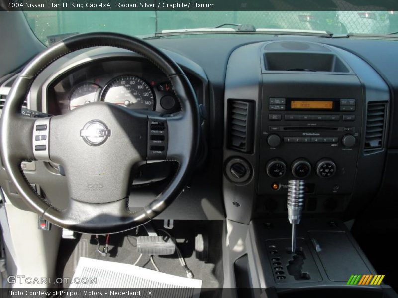 Radiant Silver / Graphite/Titanium 2004 Nissan Titan LE King Cab 4x4