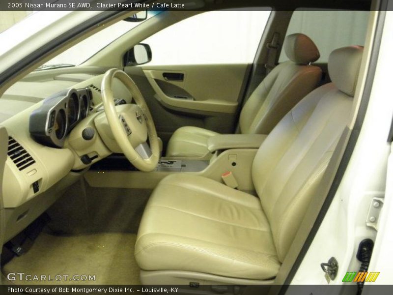 Glacier Pearl White / Cafe Latte 2005 Nissan Murano SE AWD