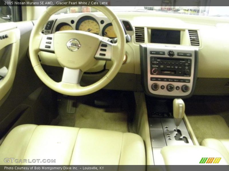 Glacier Pearl White / Cafe Latte 2005 Nissan Murano SE AWD
