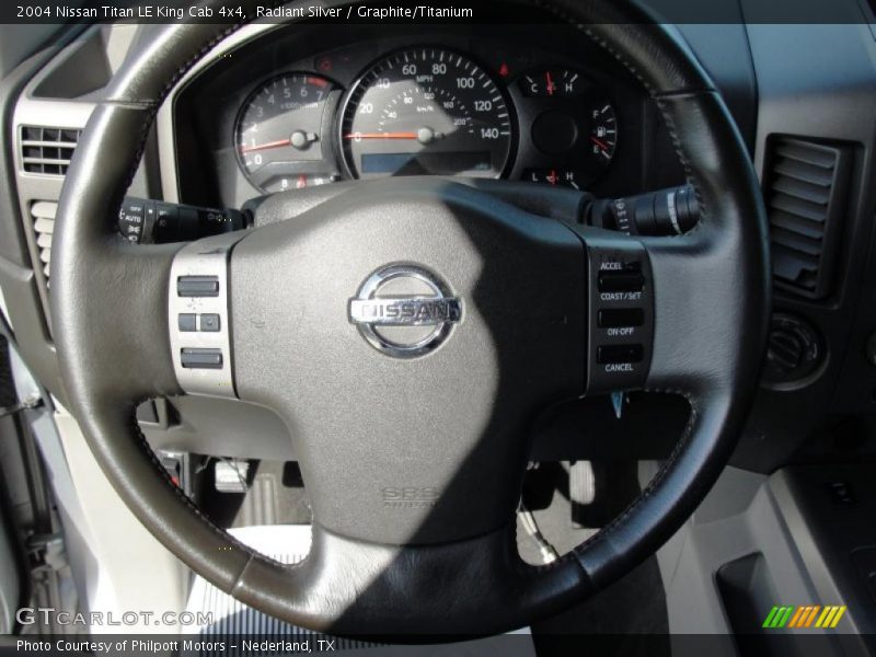 Radiant Silver / Graphite/Titanium 2004 Nissan Titan LE King Cab 4x4