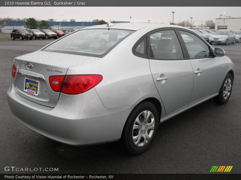Quicksilver / Gray 2010 Hyundai Elantra GLS