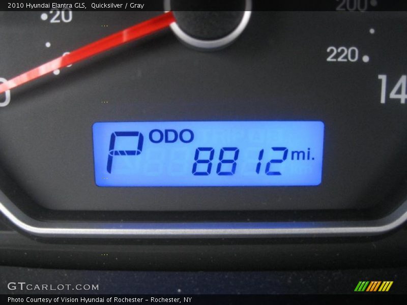 Quicksilver / Gray 2010 Hyundai Elantra GLS