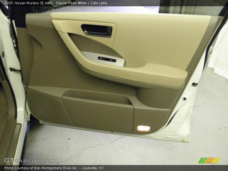 Glacier Pearl White / Cafe Latte 2005 Nissan Murano SE AWD