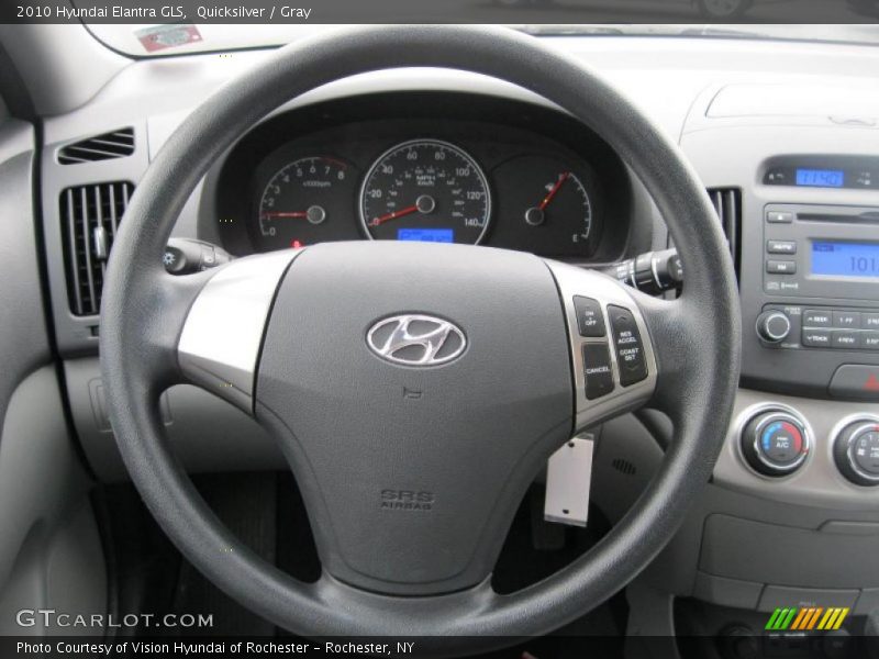 Quicksilver / Gray 2010 Hyundai Elantra GLS
