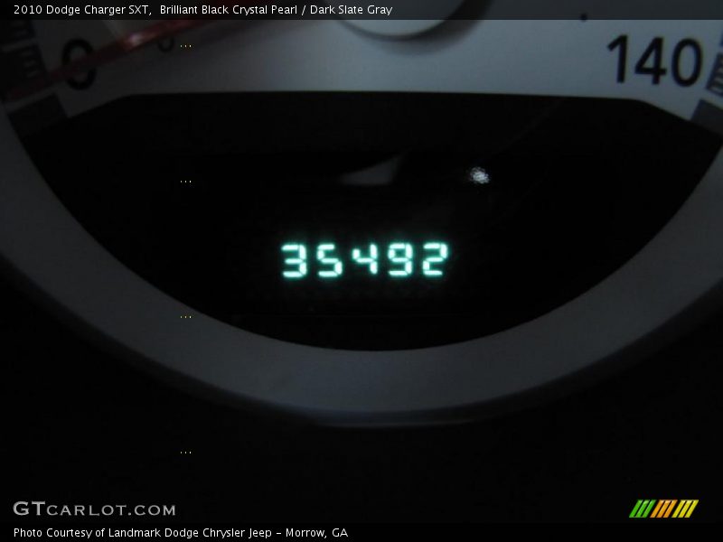 Brilliant Black Crystal Pearl / Dark Slate Gray 2010 Dodge Charger SXT