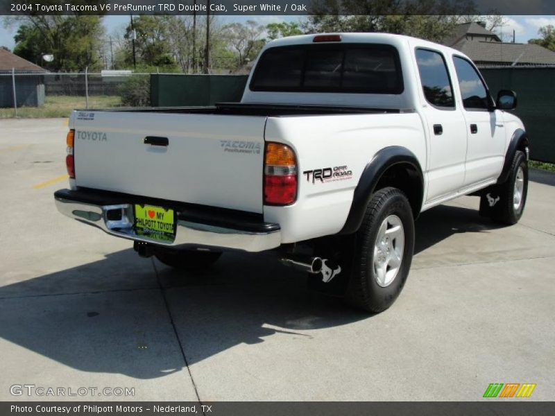 Super White / Oak 2004 Toyota Tacoma V6 PreRunner TRD Double Cab