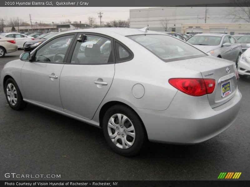 Quicksilver / Gray 2010 Hyundai Elantra GLS