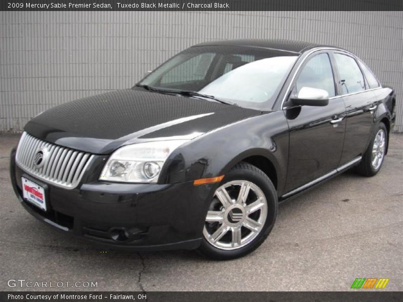 Tuxedo Black Metallic / Charcoal Black 2009 Mercury Sable Premier Sedan