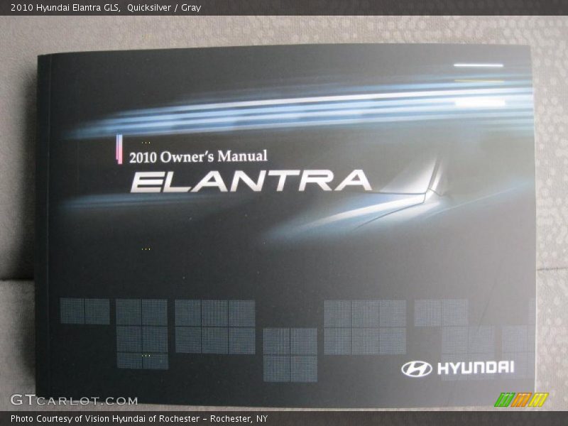 Quicksilver / Gray 2010 Hyundai Elantra GLS