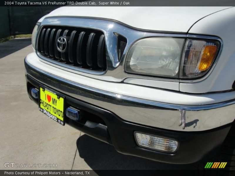 Super White / Oak 2004 Toyota Tacoma V6 PreRunner TRD Double Cab