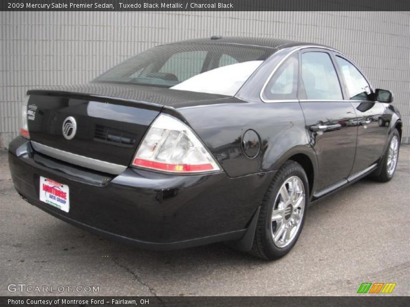 Tuxedo Black Metallic / Charcoal Black 2009 Mercury Sable Premier Sedan