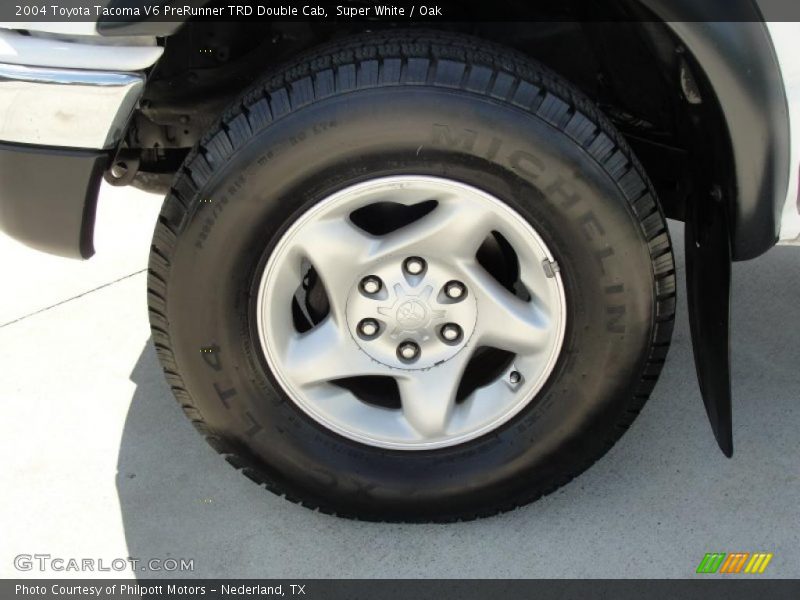 Super White / Oak 2004 Toyota Tacoma V6 PreRunner TRD Double Cab