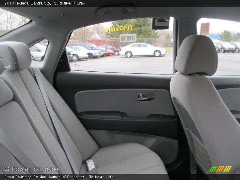 Quicksilver / Gray 2010 Hyundai Elantra GLS