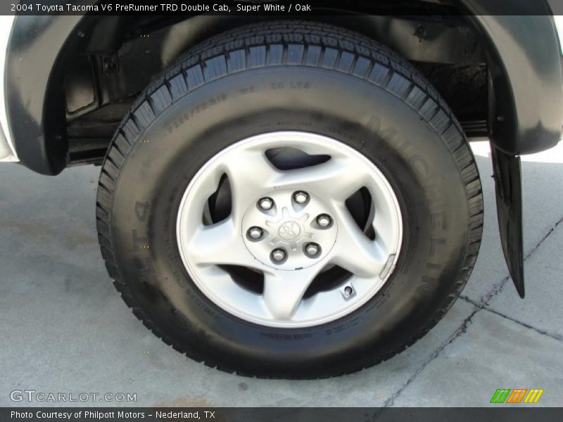 Super White / Oak 2004 Toyota Tacoma V6 PreRunner TRD Double Cab