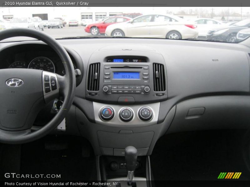 Quicksilver / Gray 2010 Hyundai Elantra GLS