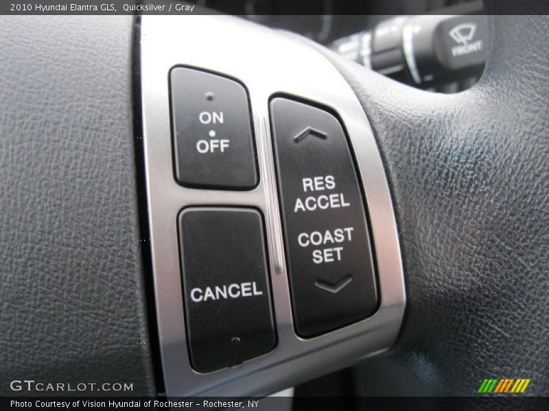 Quicksilver / Gray 2010 Hyundai Elantra GLS
