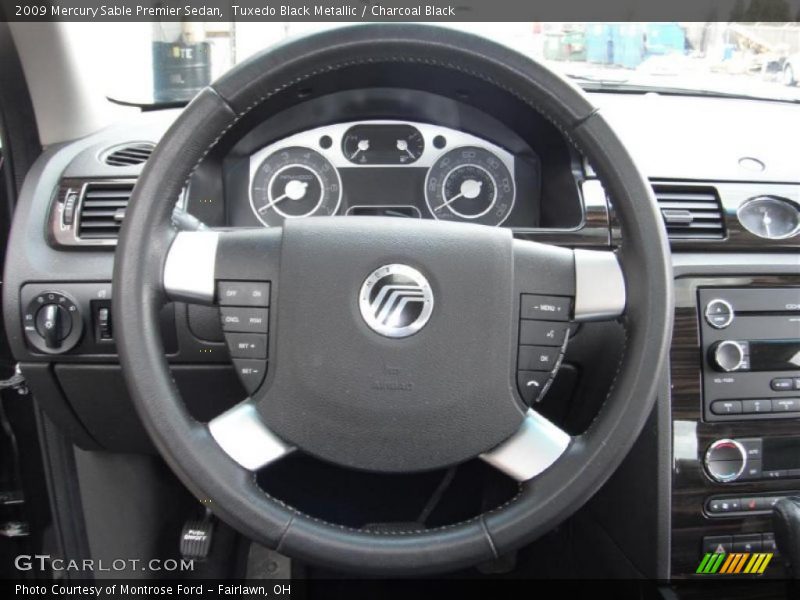 Tuxedo Black Metallic / Charcoal Black 2009 Mercury Sable Premier Sedan