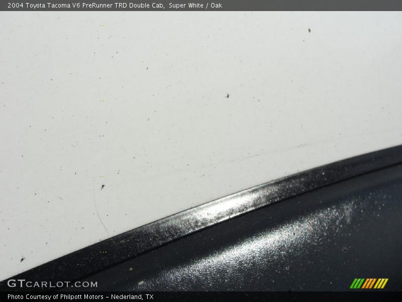 Super White / Oak 2004 Toyota Tacoma V6 PreRunner TRD Double Cab