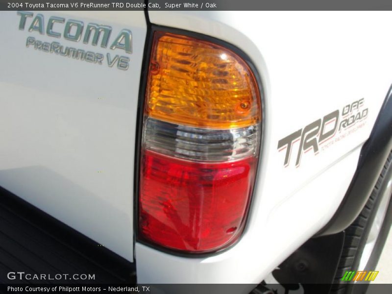 Super White / Oak 2004 Toyota Tacoma V6 PreRunner TRD Double Cab