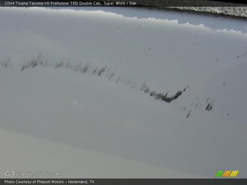 Super White / Oak 2004 Toyota Tacoma V6 PreRunner TRD Double Cab