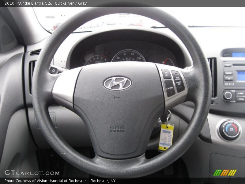 Quicksilver / Gray 2010 Hyundai Elantra GLS