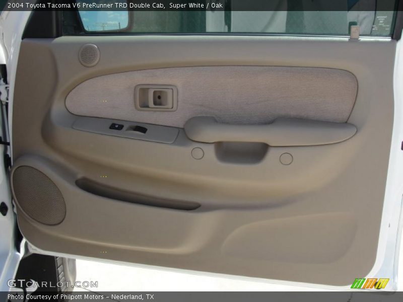Super White / Oak 2004 Toyota Tacoma V6 PreRunner TRD Double Cab