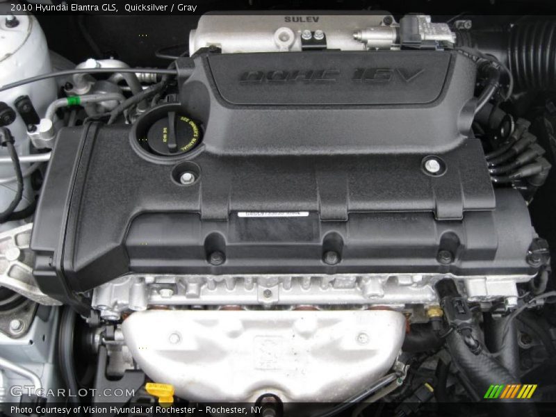 Quicksilver / Gray 2010 Hyundai Elantra GLS
