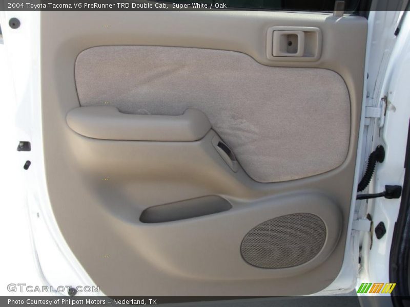 Super White / Oak 2004 Toyota Tacoma V6 PreRunner TRD Double Cab
