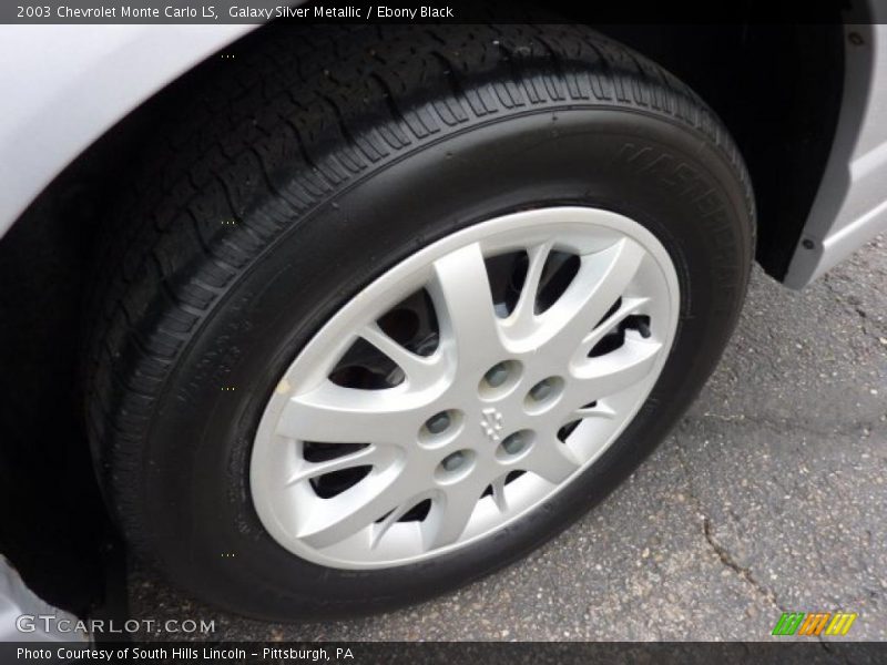 Galaxy Silver Metallic / Ebony Black 2003 Chevrolet Monte Carlo LS
