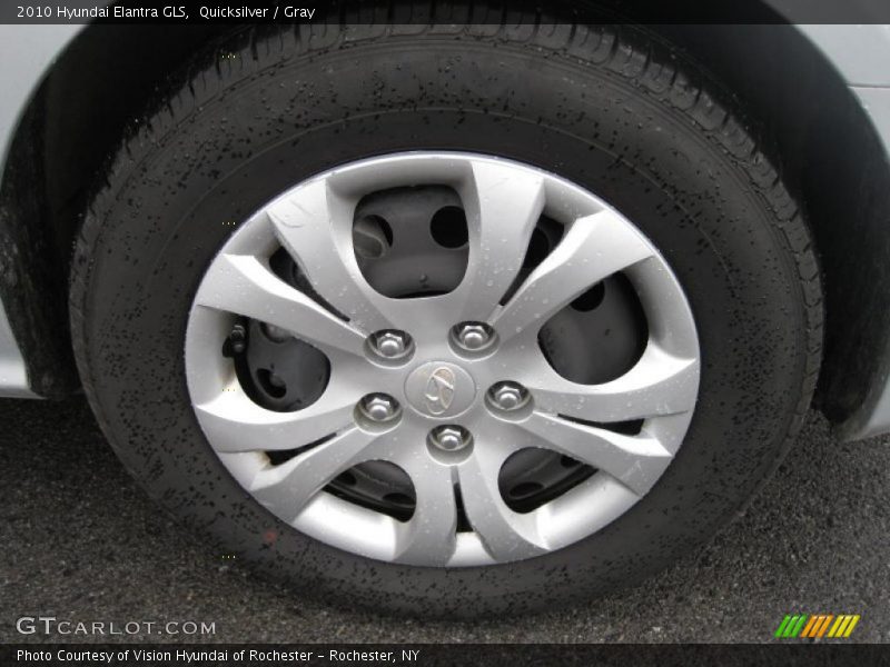 Quicksilver / Gray 2010 Hyundai Elantra GLS