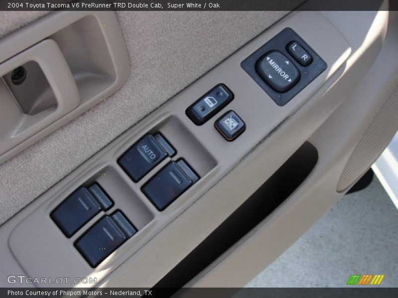 Super White / Oak 2004 Toyota Tacoma V6 PreRunner TRD Double Cab