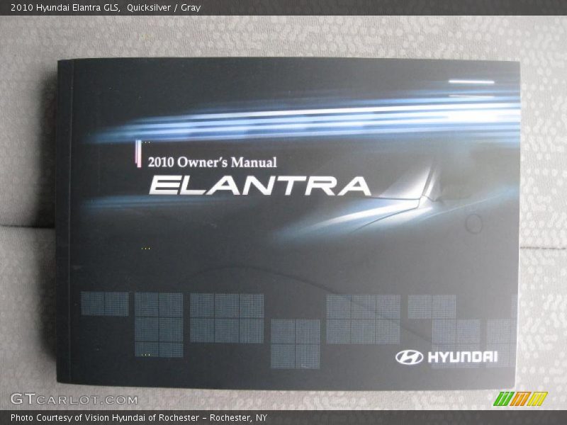 Quicksilver / Gray 2010 Hyundai Elantra GLS